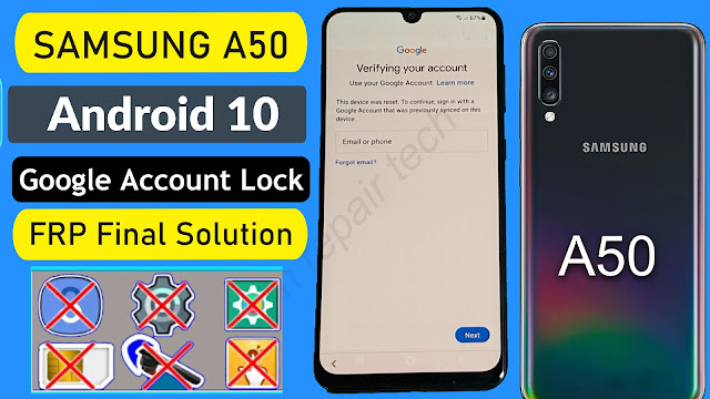 Samsung A70 FRP Bypass Android 10 google account remove