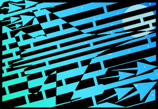 maze art of supersonic maze