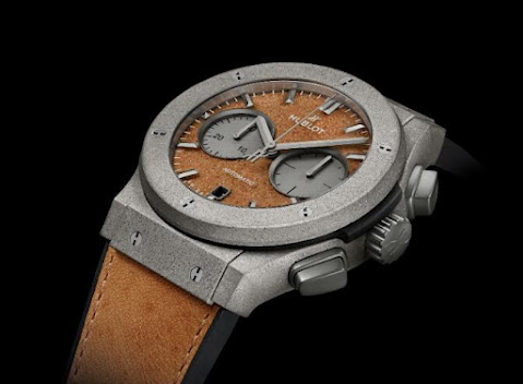 Présentation des Réplique Montres Hublot Classic Fusion Chronographe Concrete Sand 2