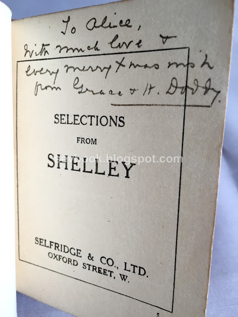 Selections from SHELLEY, Selfridge & Co. LTD. Oxford Street, W