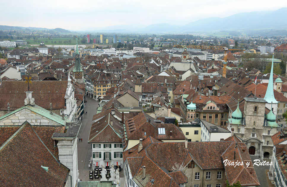 Vistas desde la torre de la Catedral de Solothurn