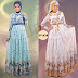 Model Baju Gamis Bahan Sifon Motif Bunga