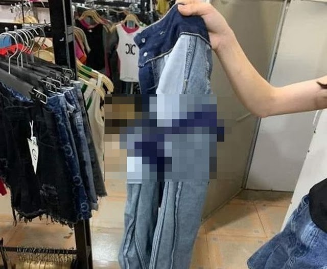 Female Shopper Forgets To Take Her Precious Things Back After Trying Pants In Vietnam Shop