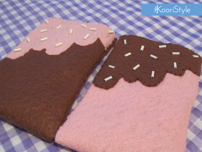 Koori KooriStyle Kawaii Cute Tutorial Freebie Cookie Case Felt SIY HowTo Pattern PDF