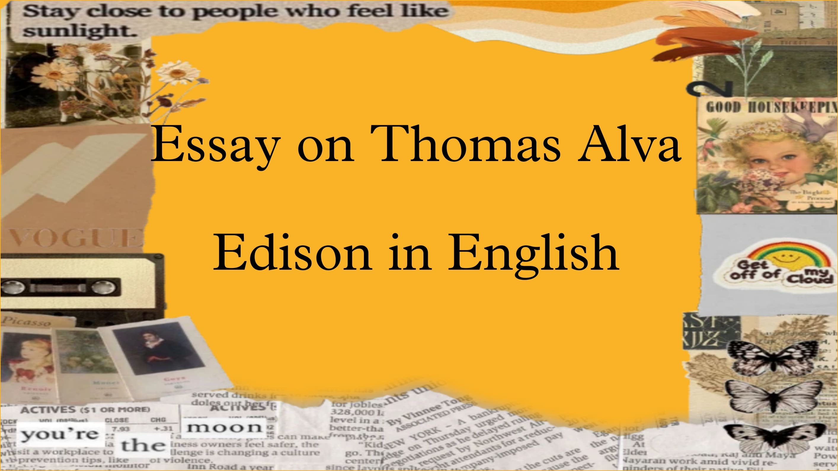 thomas alva edison short essay