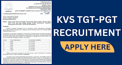 KVS Recruitment 2022