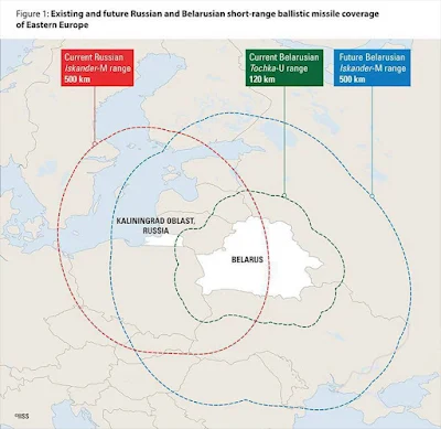 Iskander-M-Komplexe nach Weißrussland