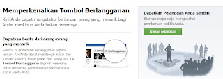 cara pasang tombol subscribe di profil facebook