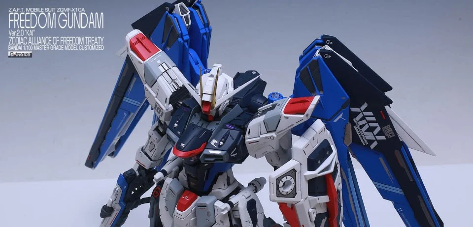 Custom Build: MG 1/100 Freedom Gundam Ver. 2.0 "KAI" by g_trans8