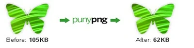 Puny PNG - besplatni online alat za optimiziranje PNG slika