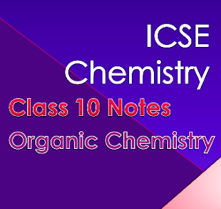 ICSE Organic Chemistry structures Class 10