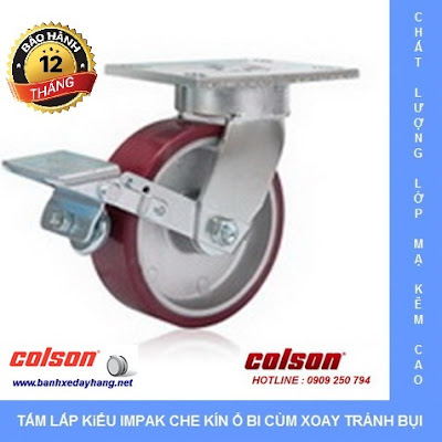 Báo giá bánh xe chịu lực phi 150 - 200 Colson Caster Mỹ www.banhxeday.xyz