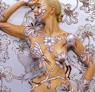 Body Painting Art Walls