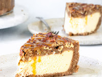 KETO PECAN PIE CHEESECAKE