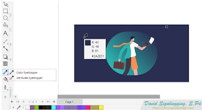 fungsi Color Eyedropper tool