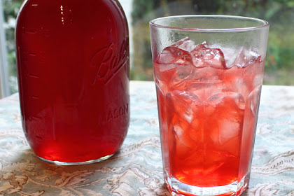Cold Strawberry Soda on a Hot Summer Day
