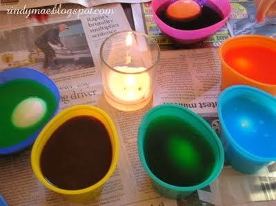 Kool-Aid Dyed Easter Eggs