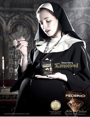 Pregnant Nun Ads Banned