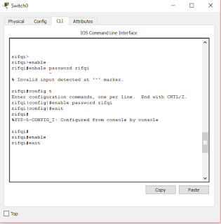 Enable Password Switch
