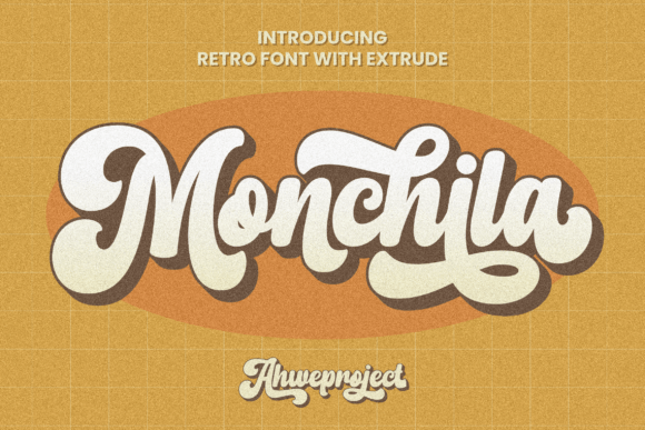 Monchila Retro Script Font