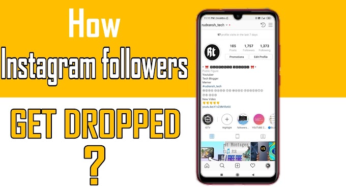 How Instagram Followers Get Dropped? Instagram Dropped Your Followers Why? 