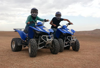 Marrakech : 1/2 j en quad et dromadaire dans le désert 45€/Pers