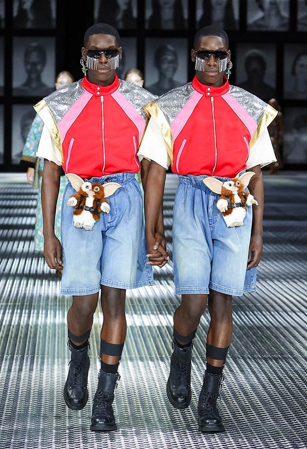 Ensemble bermuda veste homme Défilé Gucci printemps été 2023