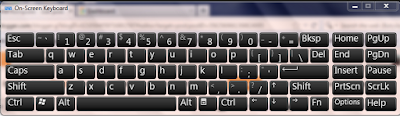 How to show windows on screen keyboard (virtual keyboard)