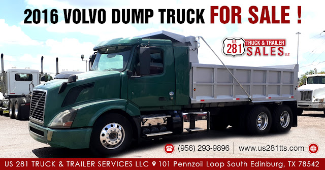 2016 volvo dump truck for sale in south texas