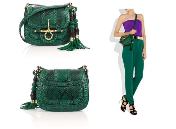 Gucci Python Shoulder Bag