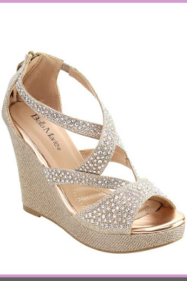 gold wedding shoes