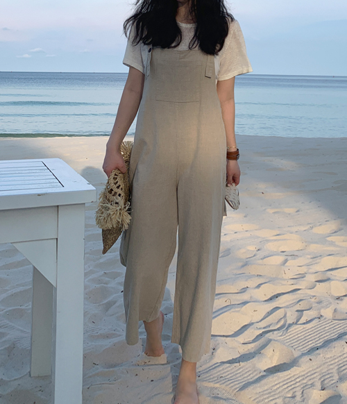 Solid Tone Loose Jumpsuit