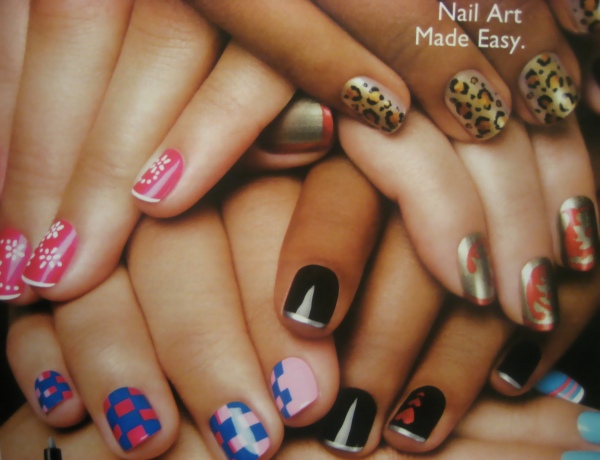 simple designs for nail art