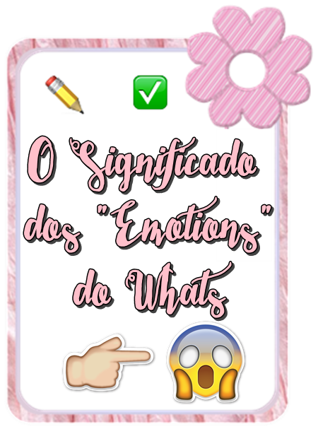 emoticons whatsapp significado