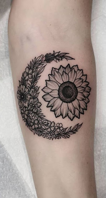 t need a large style that is visible all of the time 28+ Amazing Sun And Moon Tattoos for Best Friends To Rock In 2019