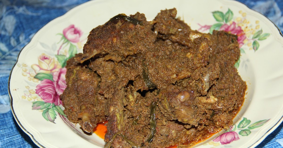 Blog Cikgu ERT: Rendang Ayam Kampung (resepi bonda)