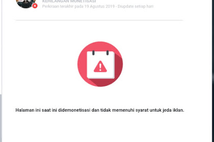 Cara mengatasi didemonetisasi FansPage Facebook Ad Breaks