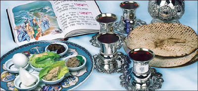 Passover table