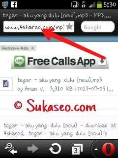 cara download di 4shared lewat hp