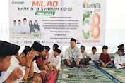 Milad BANK NTB Syariah, 58 Anak Yatim Disantuni di Lombok Tengah