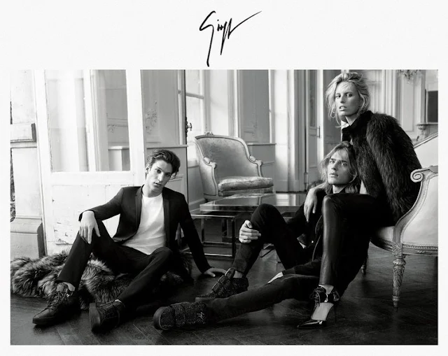 Giuseppe Zanotti Fall/Winter 2015 Campaign featuring Karolina Kurkova