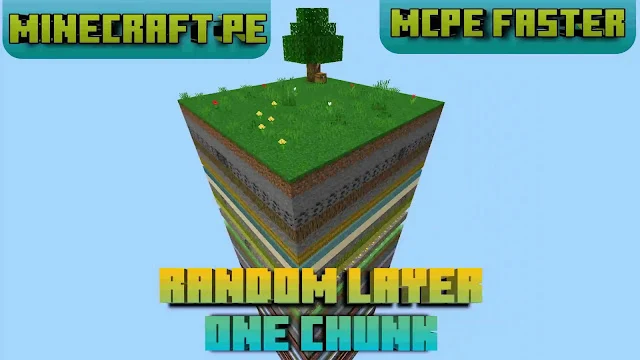 Random Layer One Chunk Map in Minecraft