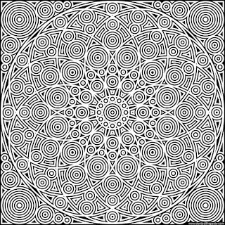 Circles coloring page in jpg and transparent png formats #mandala #coloring #PiDay