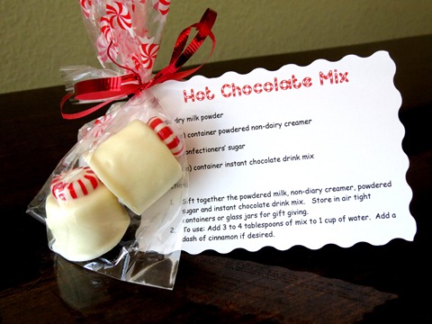 white chocolate covered marshmallows peppermint teacher gift appreciation 1