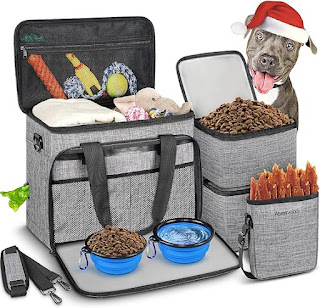 6 Piece Dog Travel Bag Set