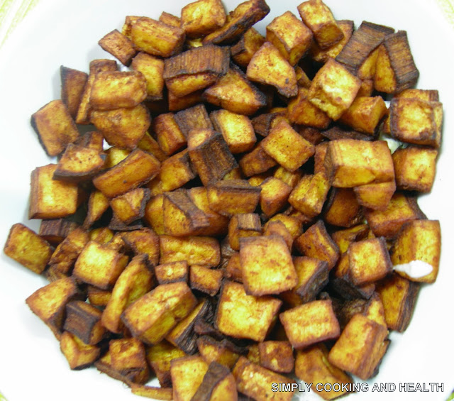 Crispy fried plantains