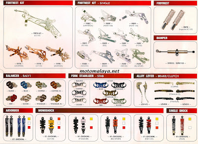 Auto Parts Racing on Motomalaya  Racing Boy Parts   Accessories Catalogue 2008