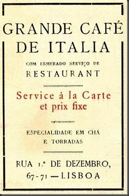 1922 Café de Italia (Julho)