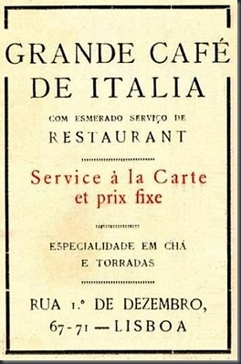 1922 Café de Italia (Julho)