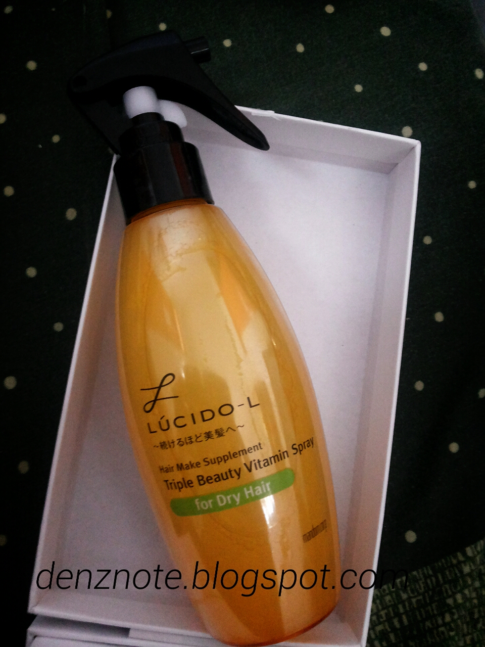  Review Lucido l vitamin  rambut  spray Denz Note